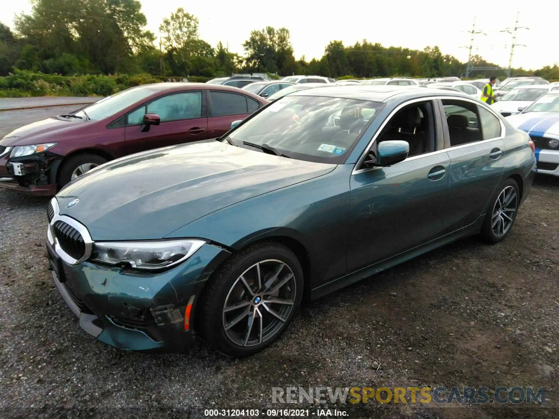 2 Photograph of a damaged car 3MW5R7J00L8B13179 BMW 3 SERIES 2020