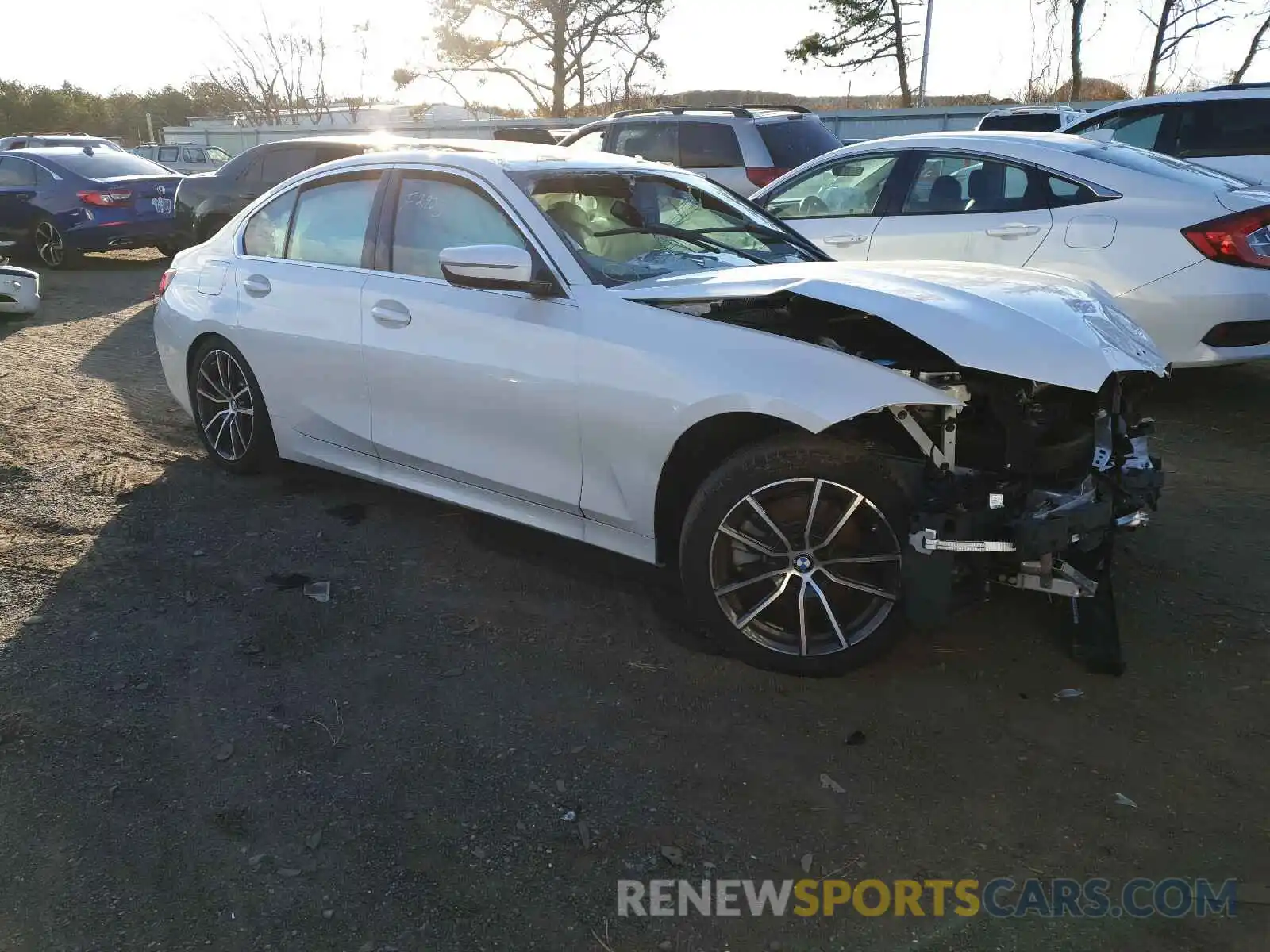 1 Фотография поврежденного автомобиля 3MW5R7J00L8B13845 BMW 3 SERIES 2020