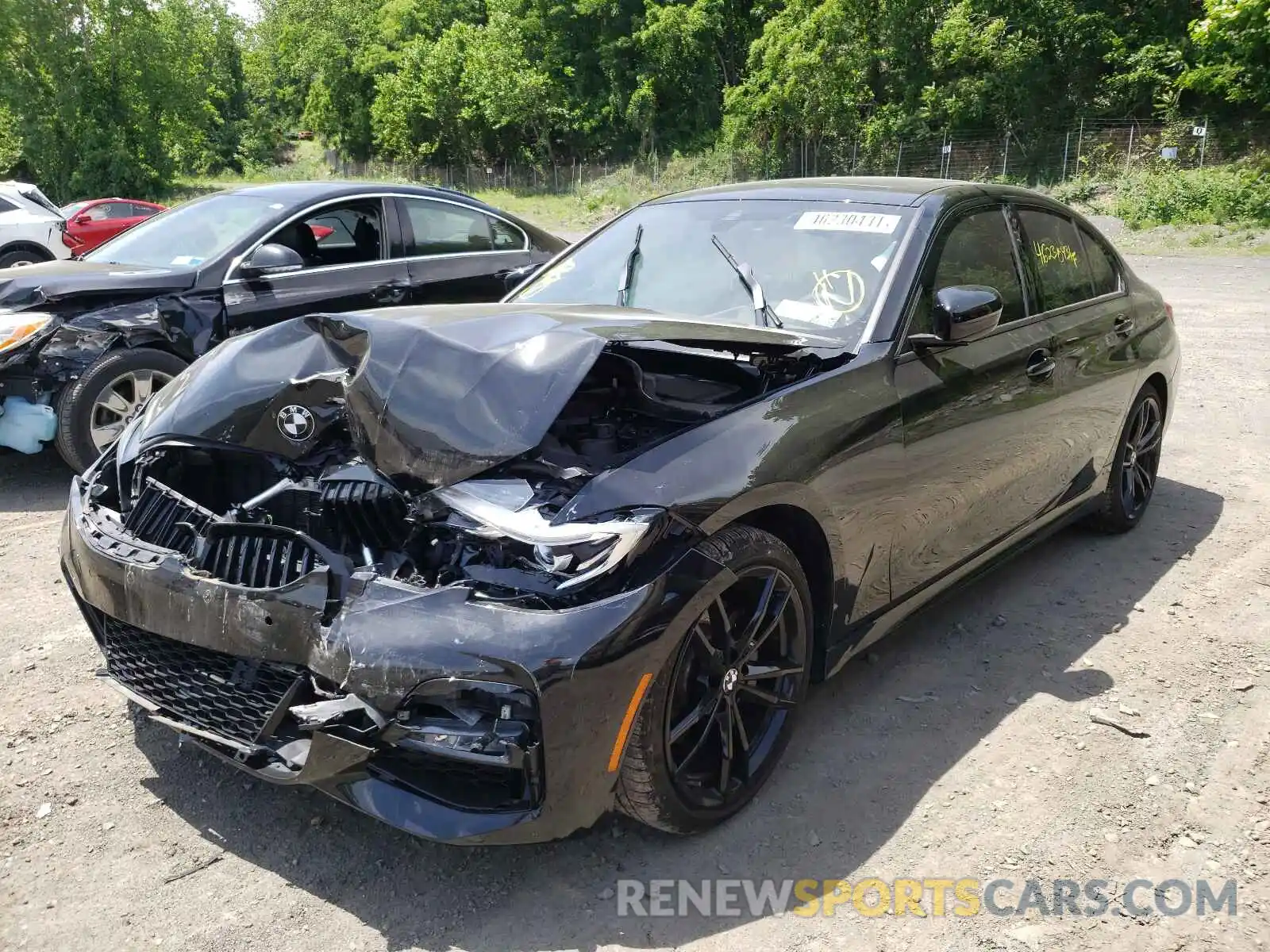 2 Photograph of a damaged car 3MW5R7J00L8B15787 BMW 3 SERIES 2020