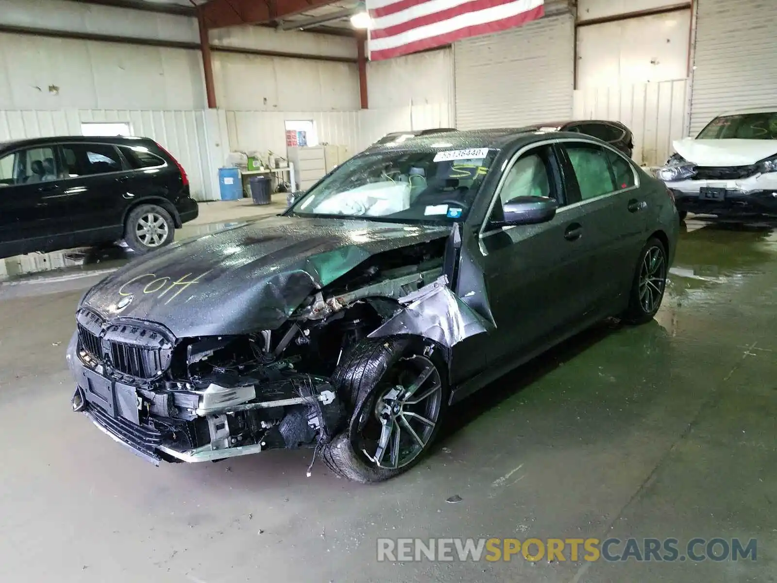 2 Photograph of a damaged car 3MW5R7J00L8B16454 BMW 3 SERIES 2020