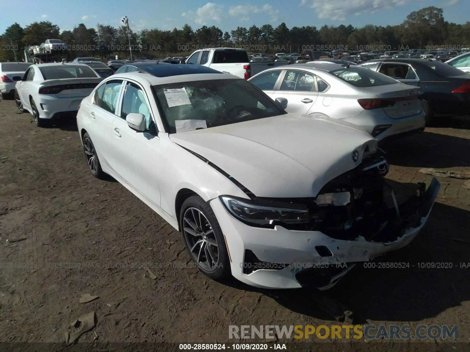 1 Photograph of a damaged car 3MW5R7J00L8B17006 BMW 3 SERIES 2020