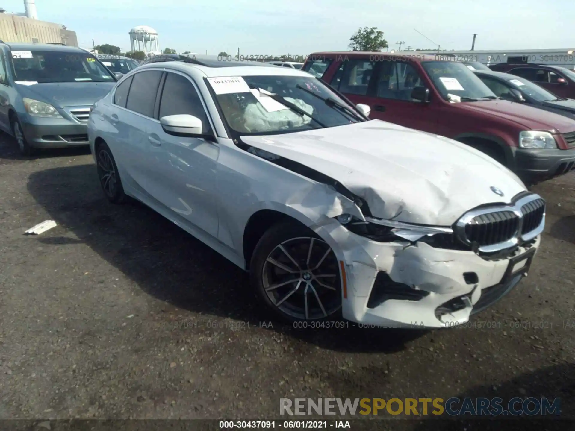 1 Photograph of a damaged car 3MW5R7J00L8B17474 BMW 3 SERIES 2020