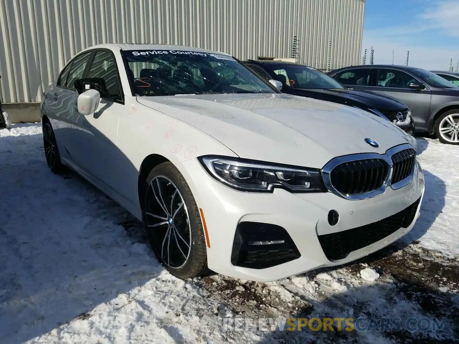 1 Фотография поврежденного автомобиля 3MW5R7J00L8B17541 BMW 3 SERIES 2020