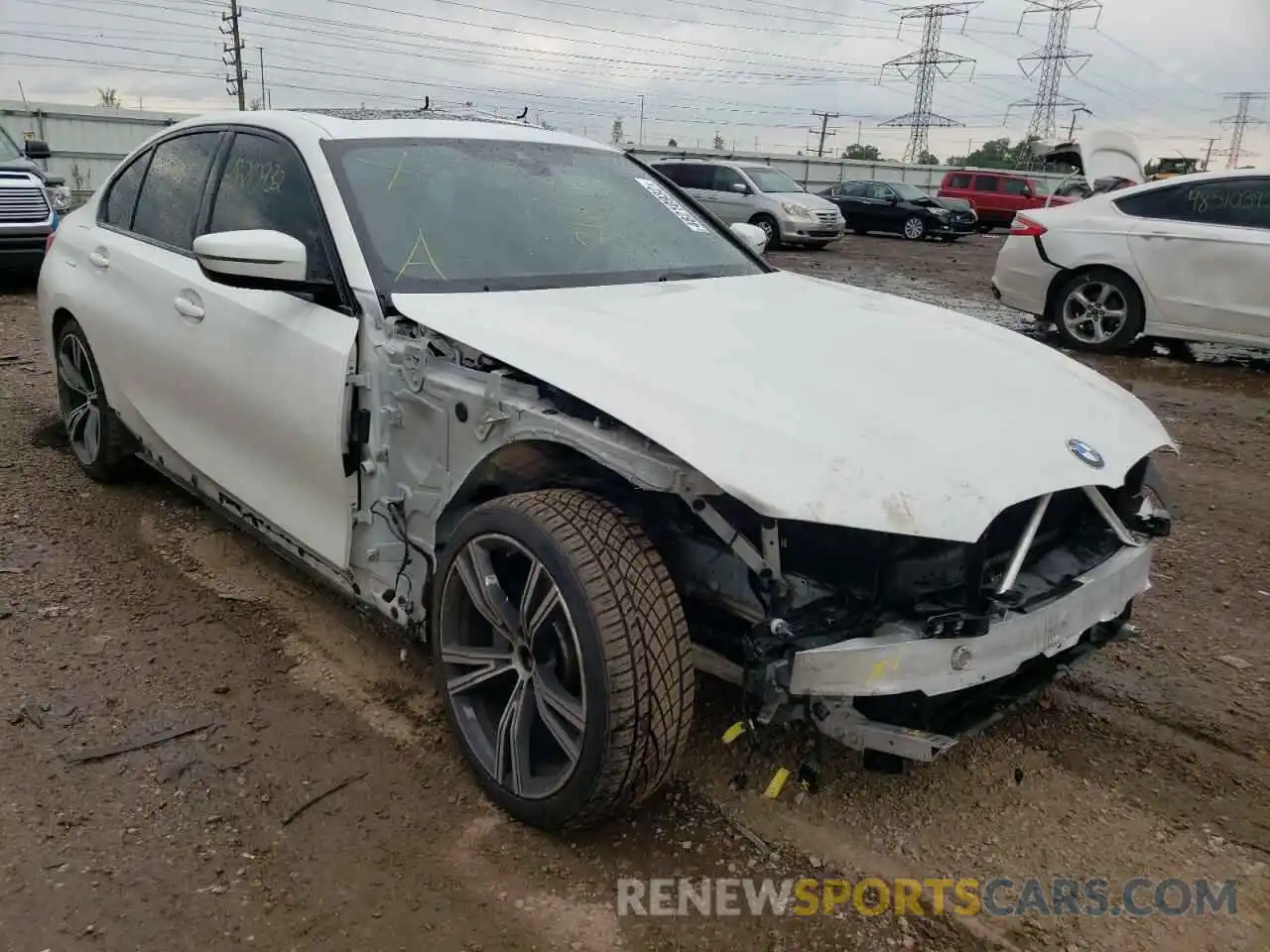 1 Photograph of a damaged car 3MW5R7J00L8B17720 BMW 3 SERIES 2020