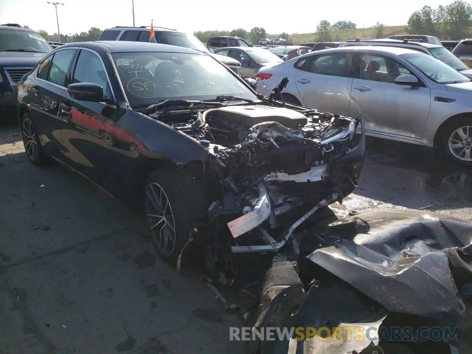 1 Photograph of a damaged car 3MW5R7J00L8B17765 BMW 3 SERIES 2020