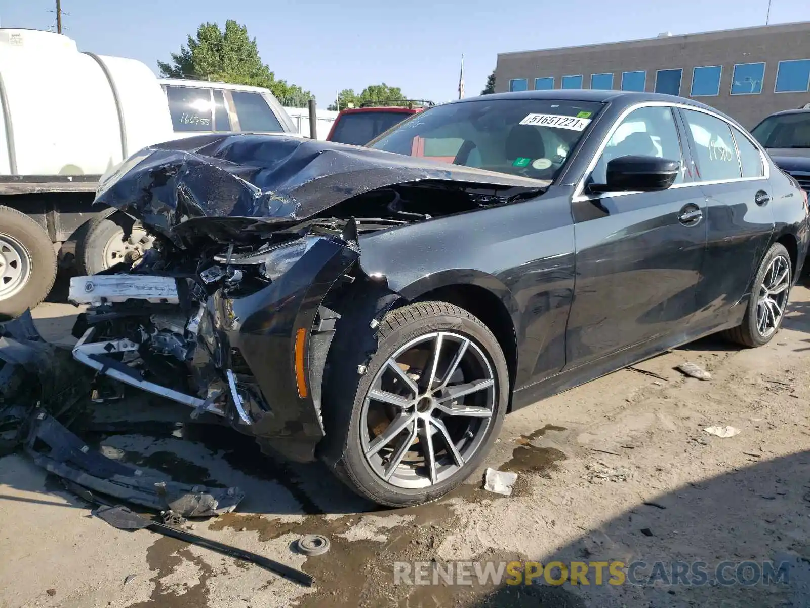 2 Photograph of a damaged car 3MW5R7J00L8B17765 BMW 3 SERIES 2020