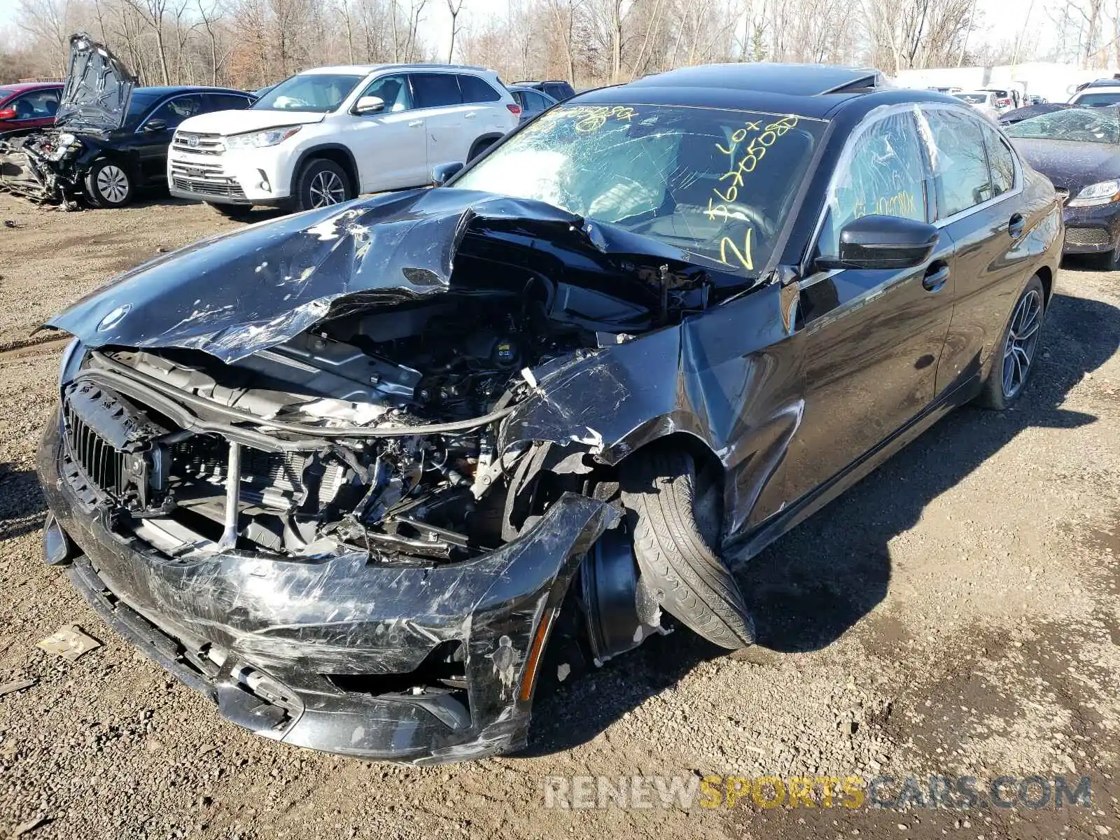 2 Photograph of a damaged car 3MW5R7J00L8B20259 BMW 3 SERIES 2020