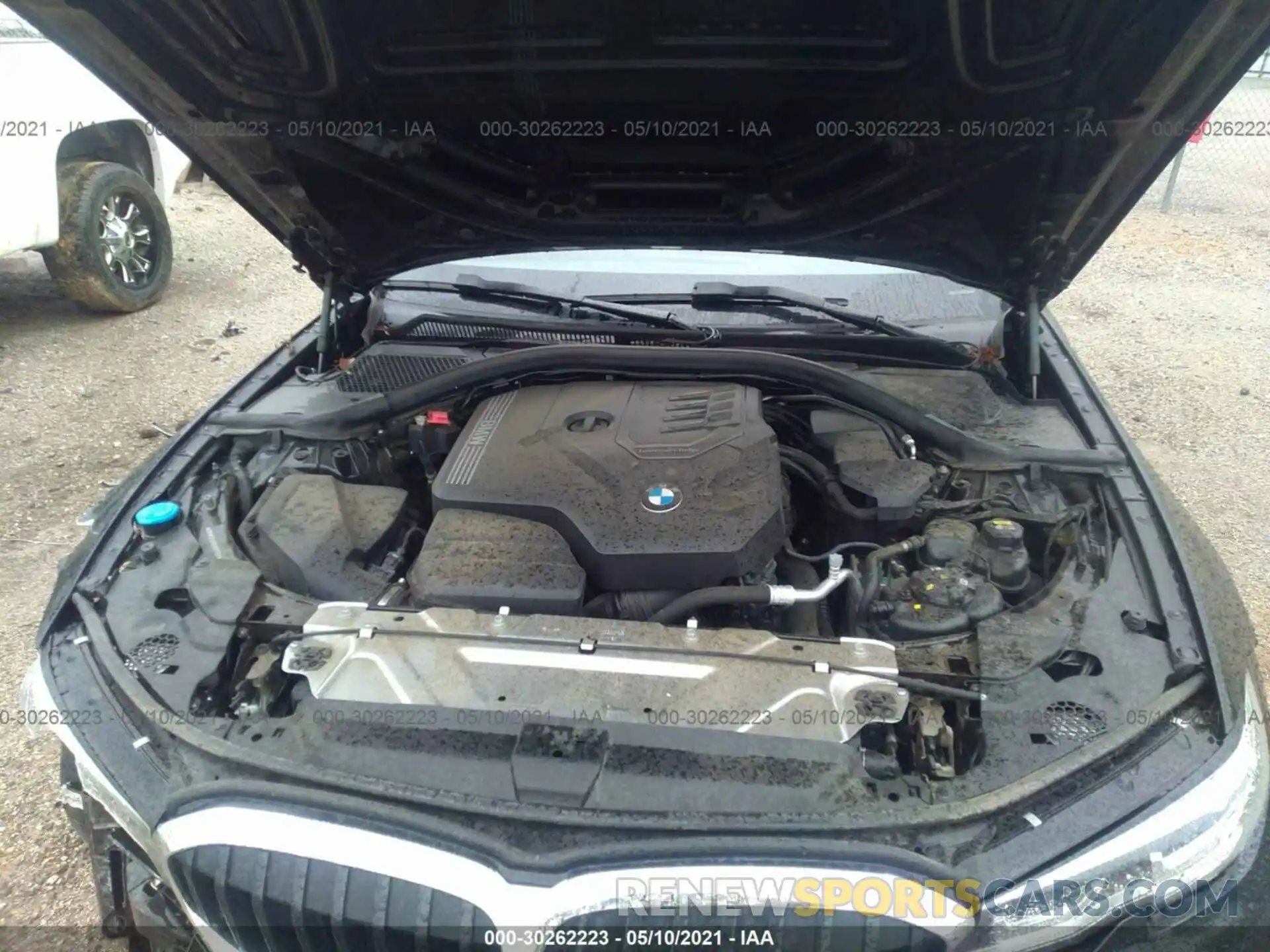 10 Фотография поврежденного автомобиля 3MW5R7J00L8B21279 BMW 3 SERIES 2020