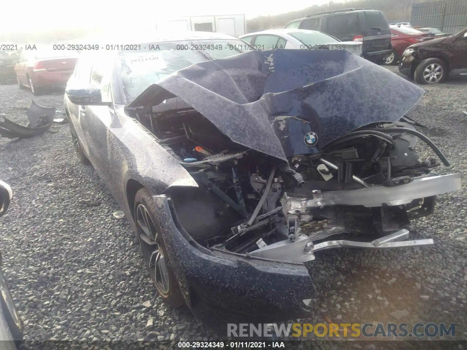 1 Photograph of a damaged car 3MW5R7J00L8B21699 BMW 3 SERIES 2020