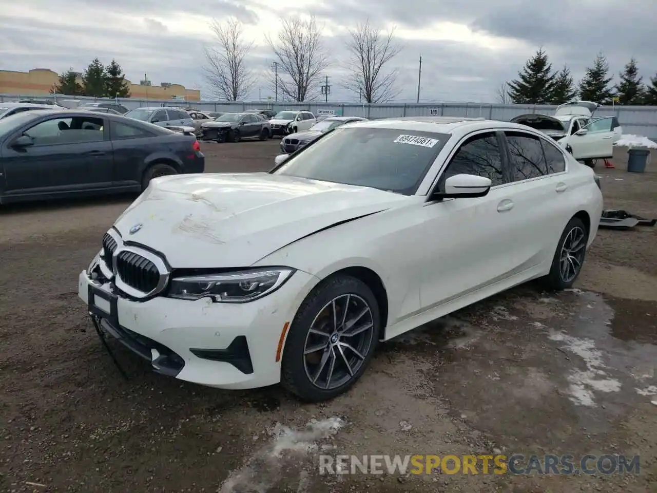 2 Photograph of a damaged car 3MW5R7J00L8B23369 BMW 3 SERIES 2020