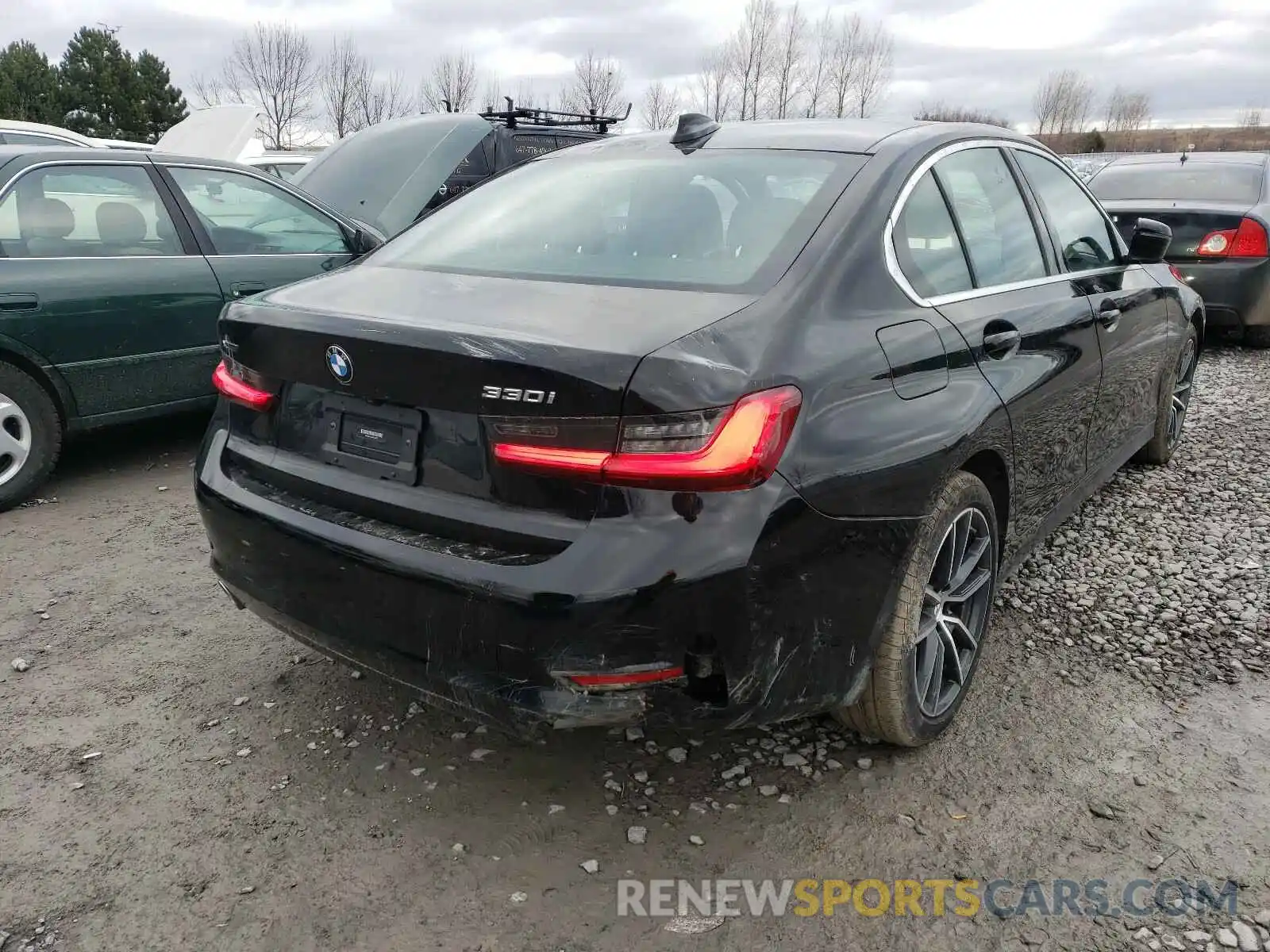 4 Фотография поврежденного автомобиля 3MW5R7J00L8B23615 BMW 3 SERIES 2020