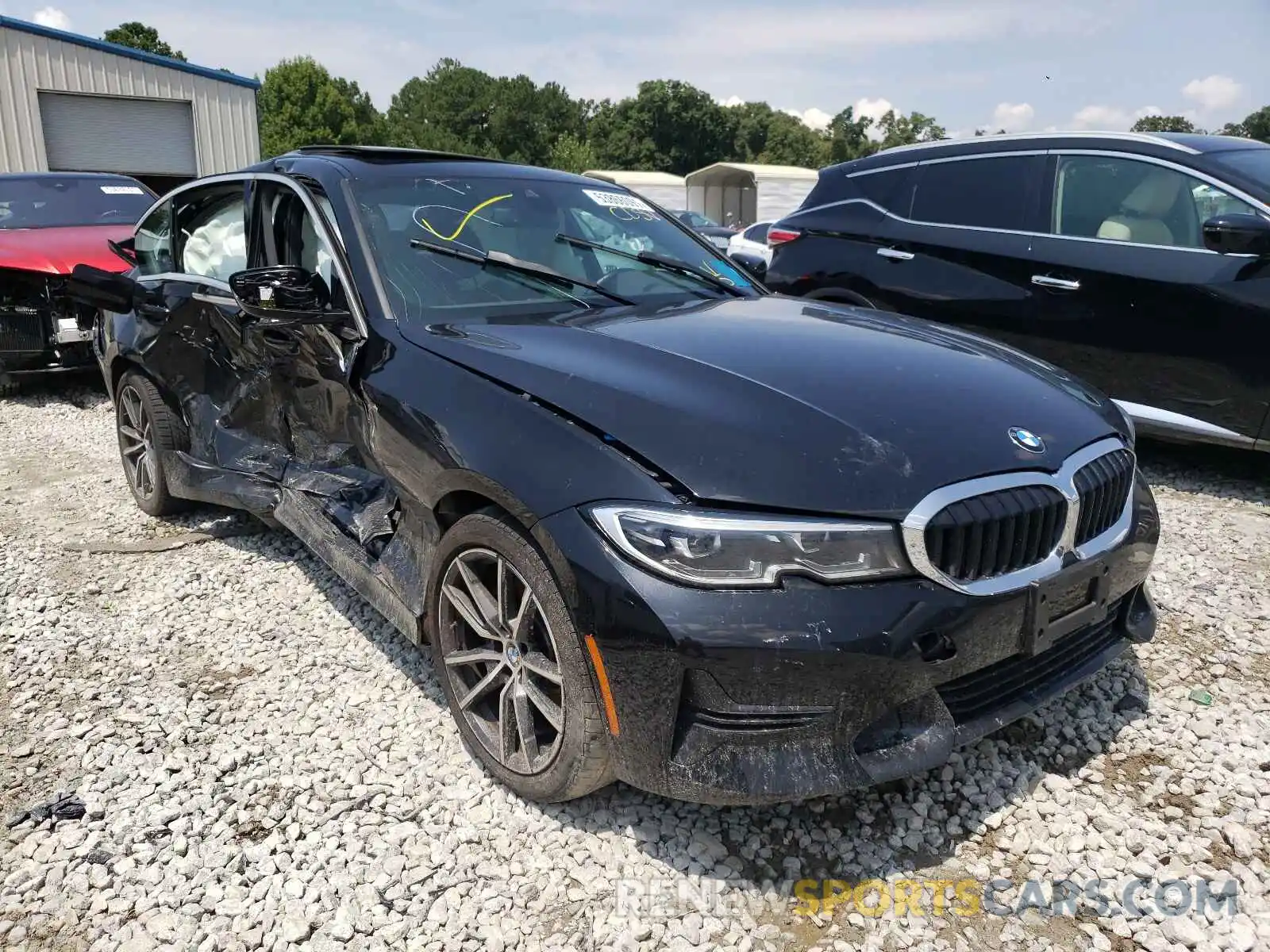 1 Photograph of a damaged car 3MW5R7J00L8B23968 BMW 3 SERIES 2020