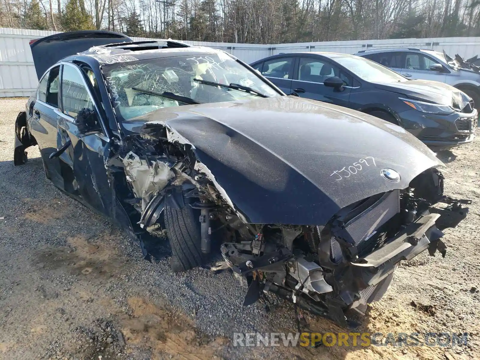 1 Photograph of a damaged car 3MW5R7J00L8B24120 BMW 3 SERIES 2020