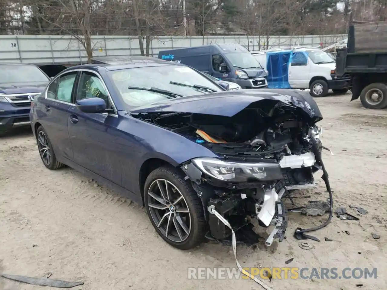 1 Photograph of a damaged car 3MW5R7J00L8B26367 BMW 3 SERIES 2020