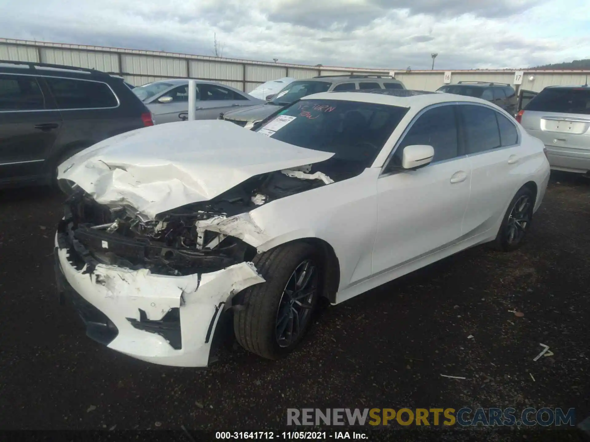 2 Photograph of a damaged car 3MW5R7J00L8B29303 BMW 3 SERIES 2020