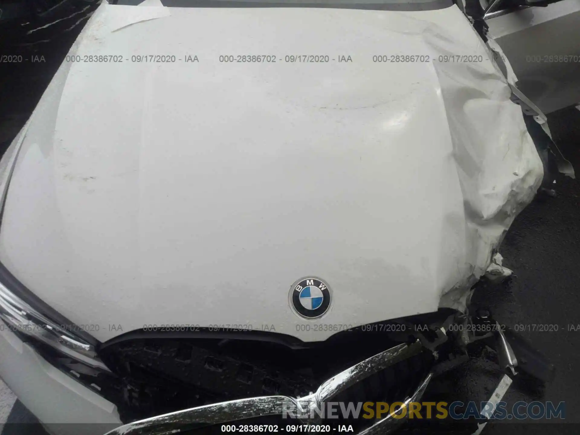 10 Фотография поврежденного автомобиля 3MW5R7J00L8B29527 BMW 3 SERIES 2020