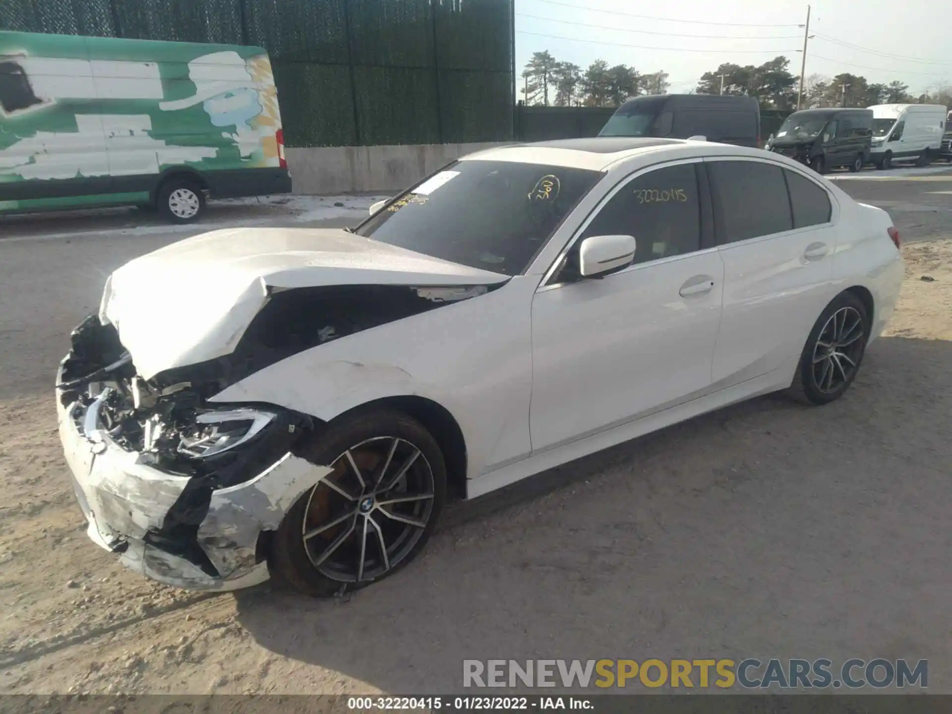 2 Photograph of a damaged car 3MW5R7J00L8B30113 BMW 3 SERIES 2020