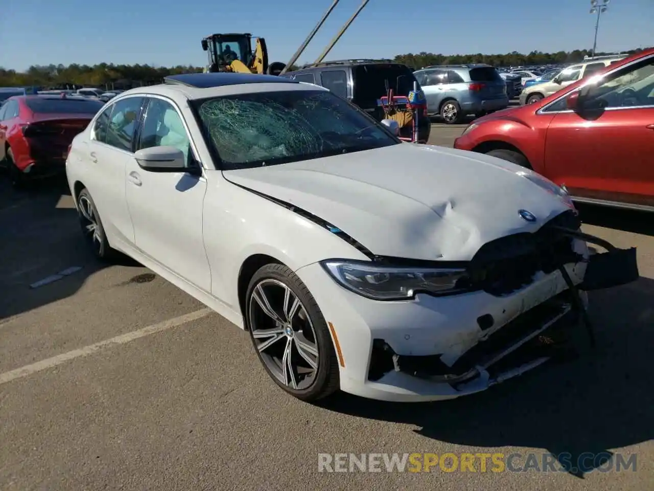 1 Photograph of a damaged car 3MW5R7J00L8B30242 BMW 3 SERIES 2020