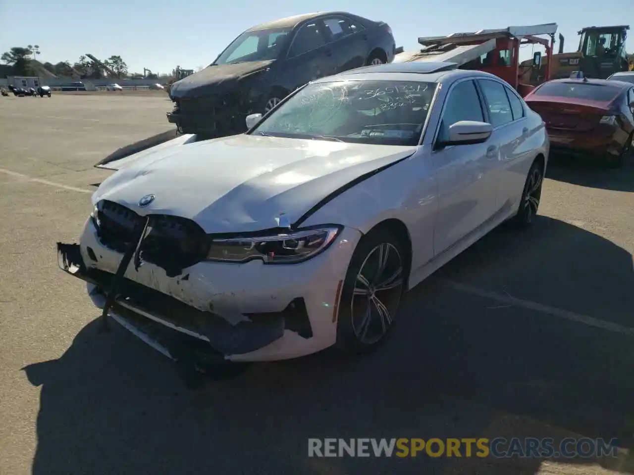 2 Photograph of a damaged car 3MW5R7J00L8B30242 BMW 3 SERIES 2020