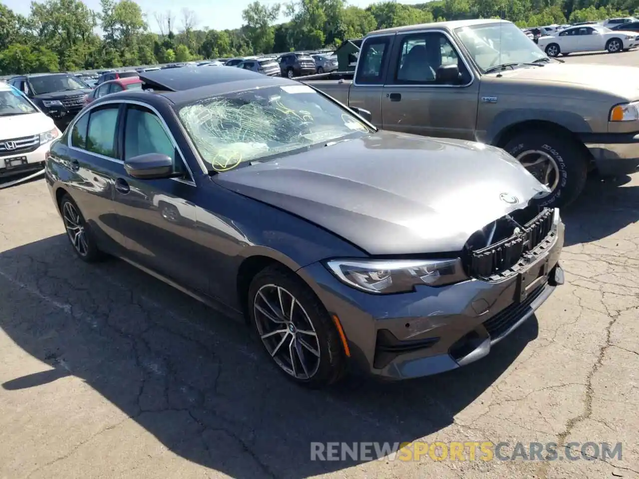 1 Photograph of a damaged car 3MW5R7J00L8B32752 BMW 3 SERIES 2020