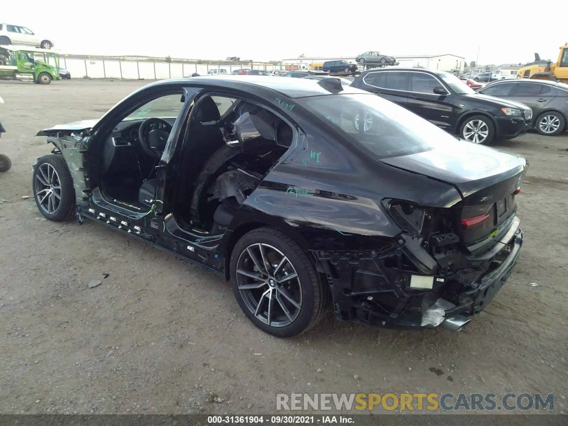 3 Photograph of a damaged car 3MW5R7J00L8B39605 BMW 3 SERIES 2020