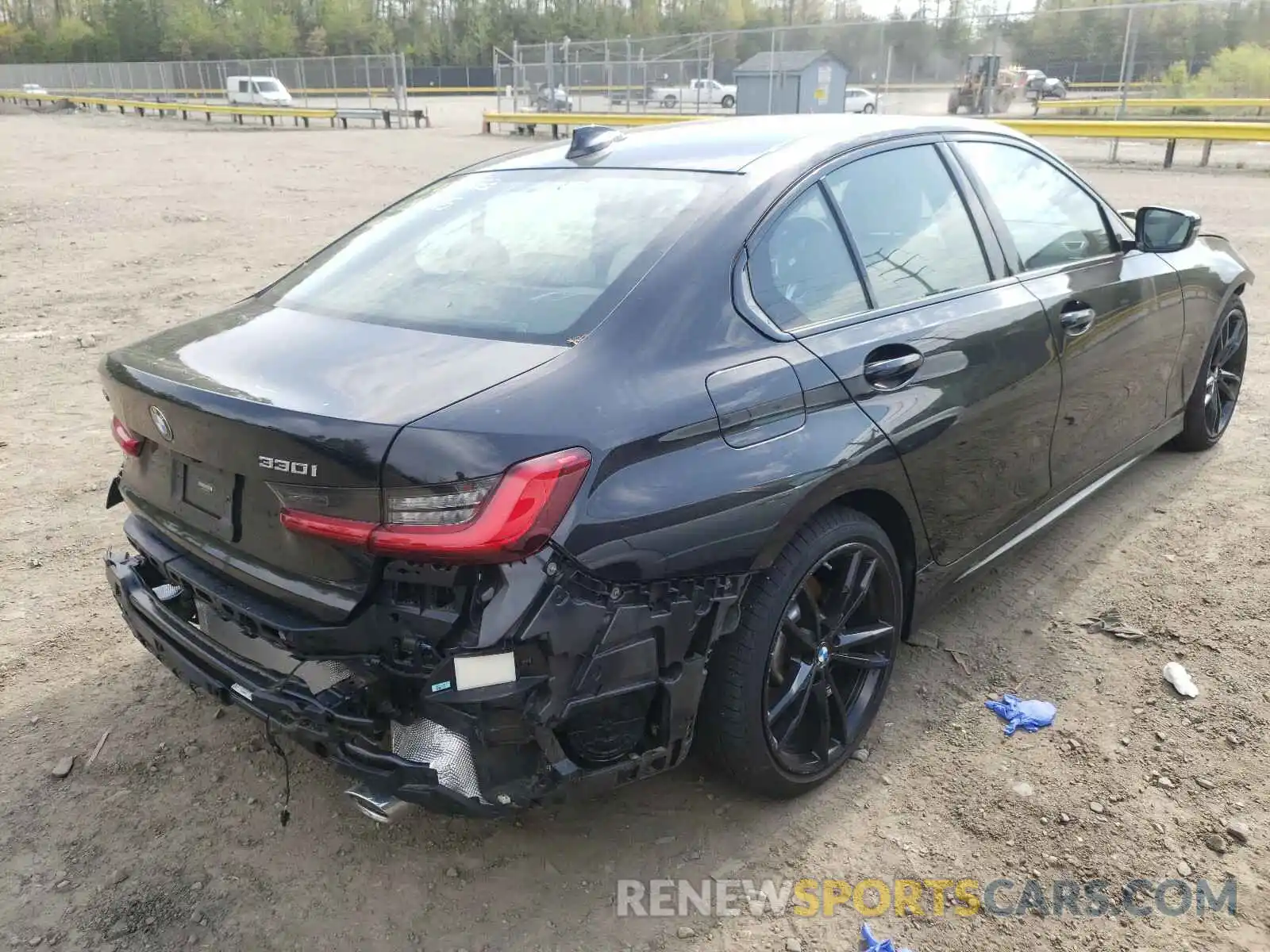 4 Фотография поврежденного автомобиля 3MW5R7J00L8B42293 BMW 3 SERIES 2020