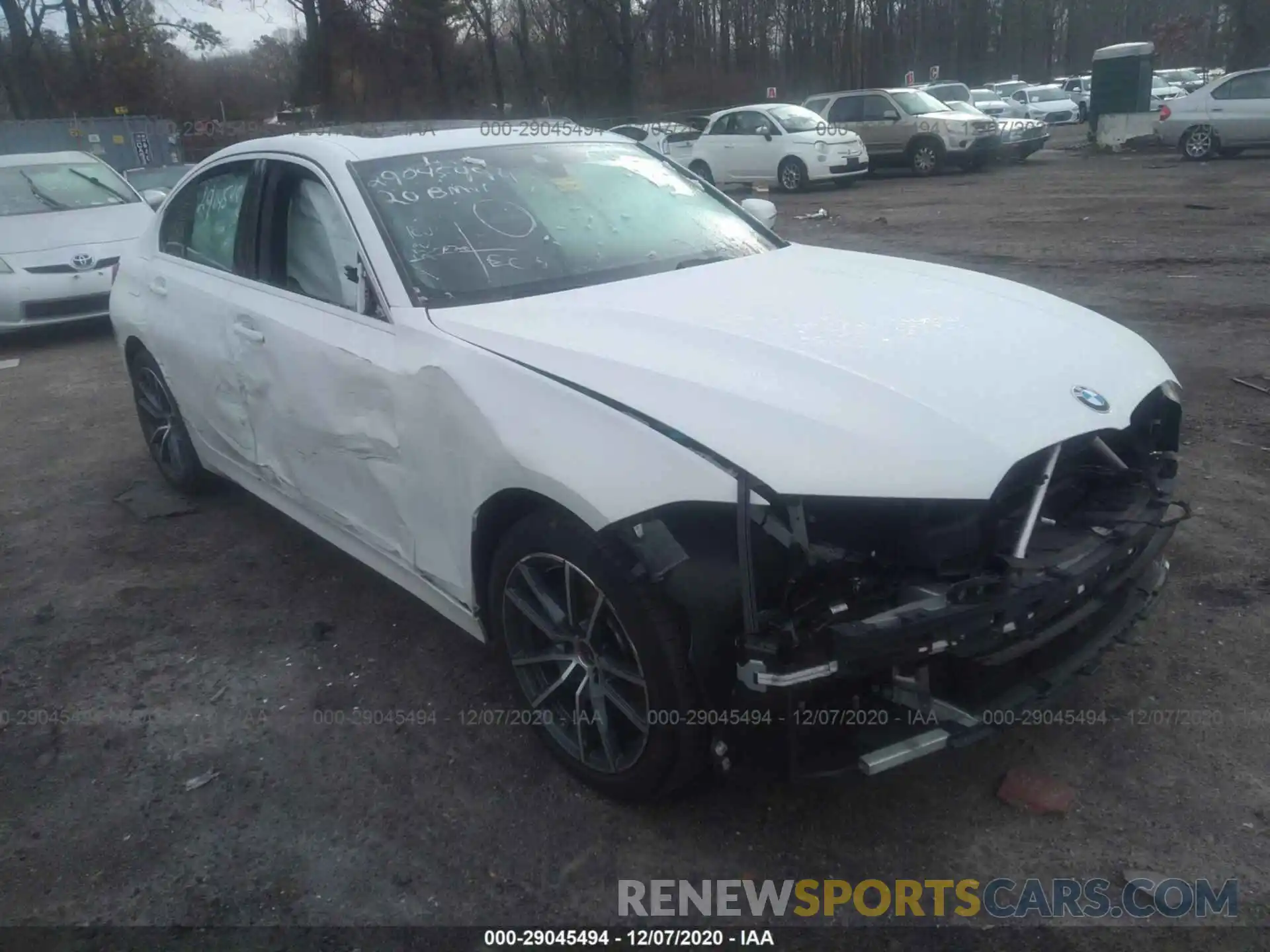 1 Photograph of a damaged car 3MW5R7J01L8B03843 BMW 3 SERIES 2020