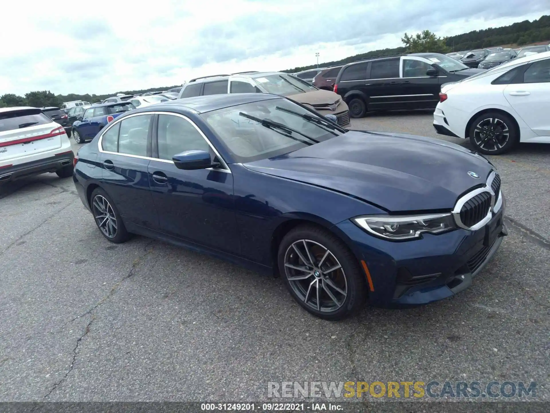 1 Photograph of a damaged car 3MW5R7J01L8B10758 BMW 3 SERIES 2020