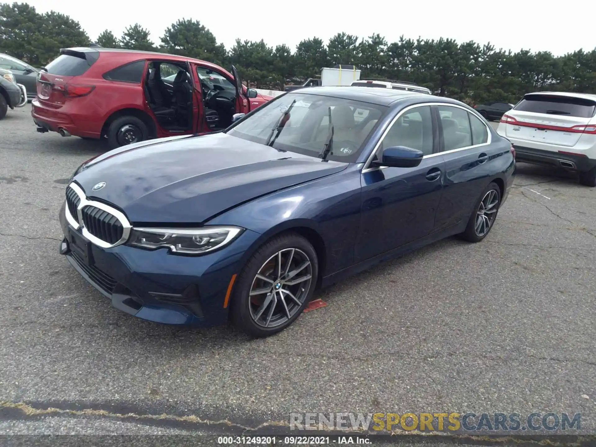 2 Photograph of a damaged car 3MW5R7J01L8B10758 BMW 3 SERIES 2020