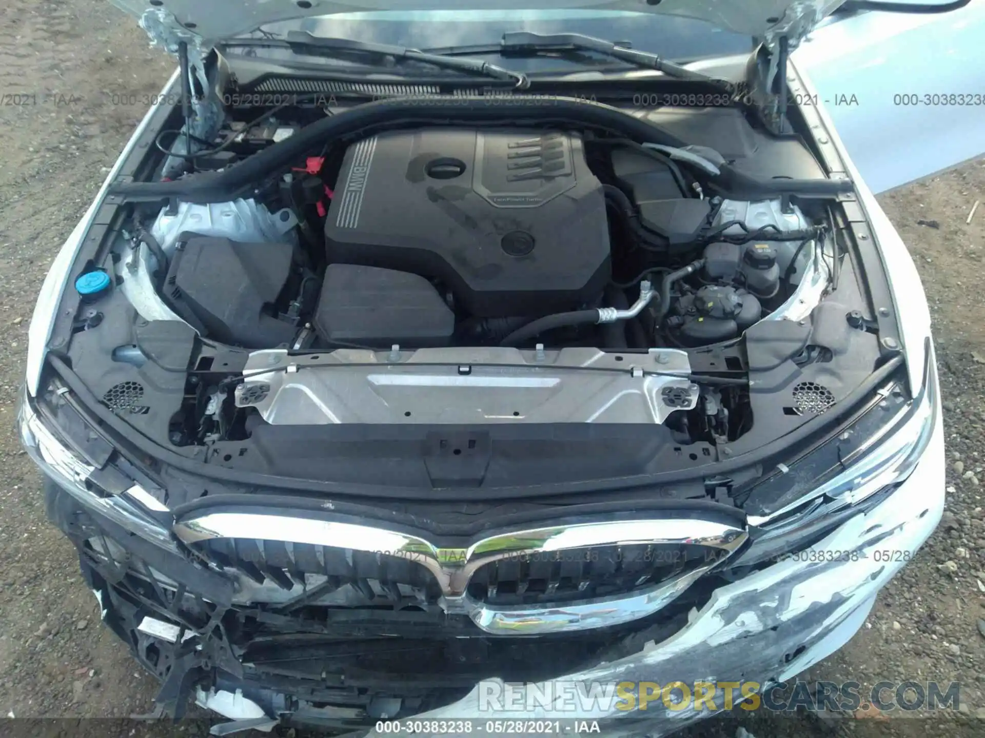10 Фотография поврежденного автомобиля 3MW5R7J01L8B15393 BMW 3 SERIES 2020