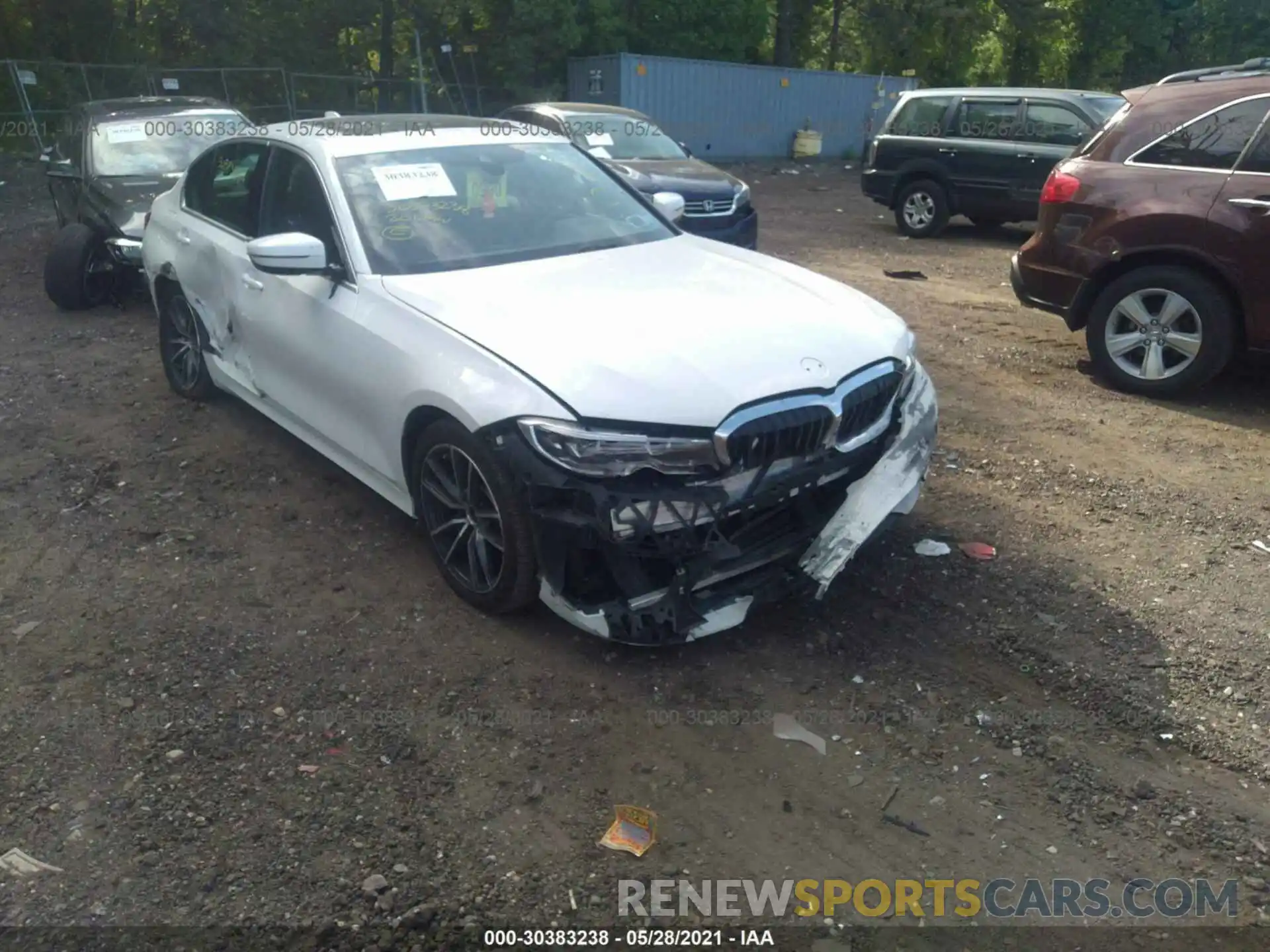 6 Фотография поврежденного автомобиля 3MW5R7J01L8B15393 BMW 3 SERIES 2020