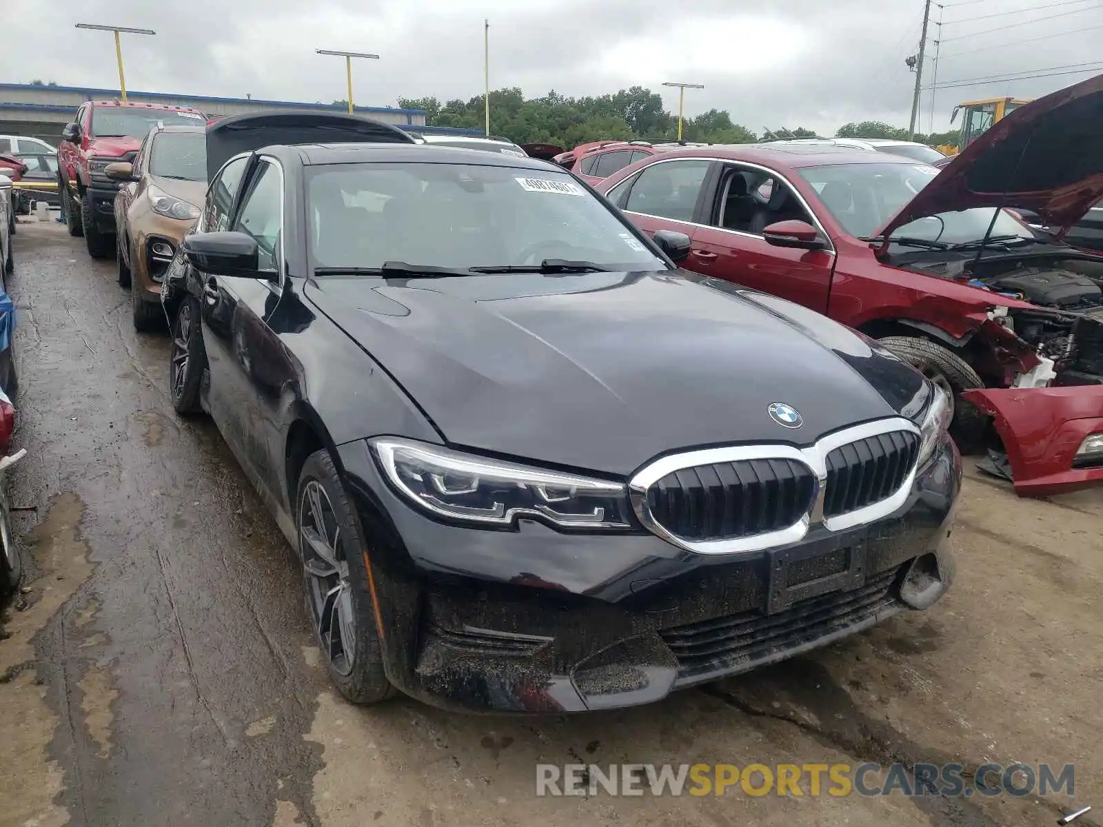 1 Photograph of a damaged car 3MW5R7J01L8B21078 BMW 3 SERIES 2020