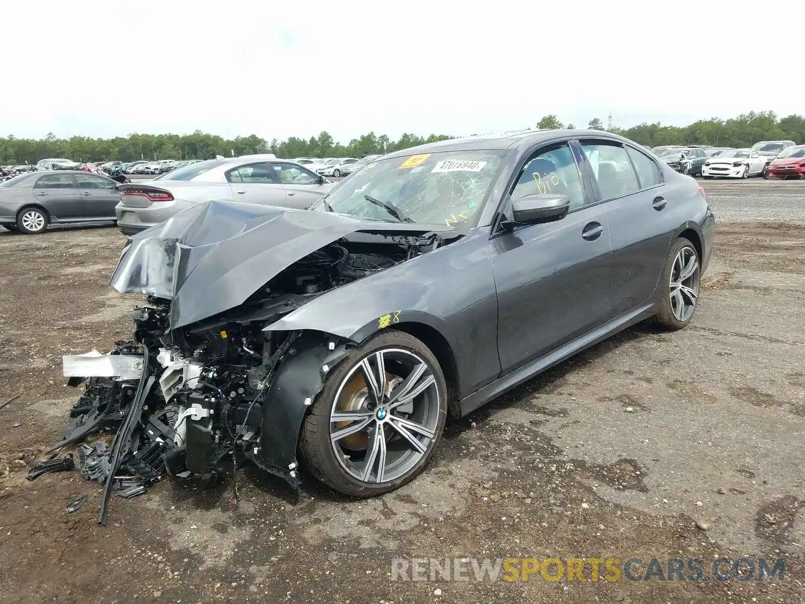 2 Photograph of a damaged car 3MW5R7J01L8B22201 BMW 3 SERIES 2020