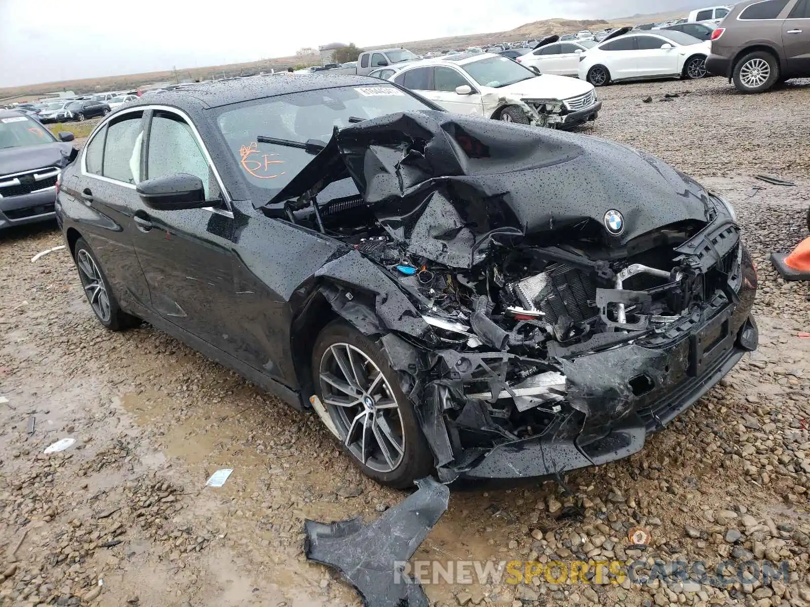 1 Photograph of a damaged car 3MW5R7J01L8B23493 BMW 3 SERIES 2020