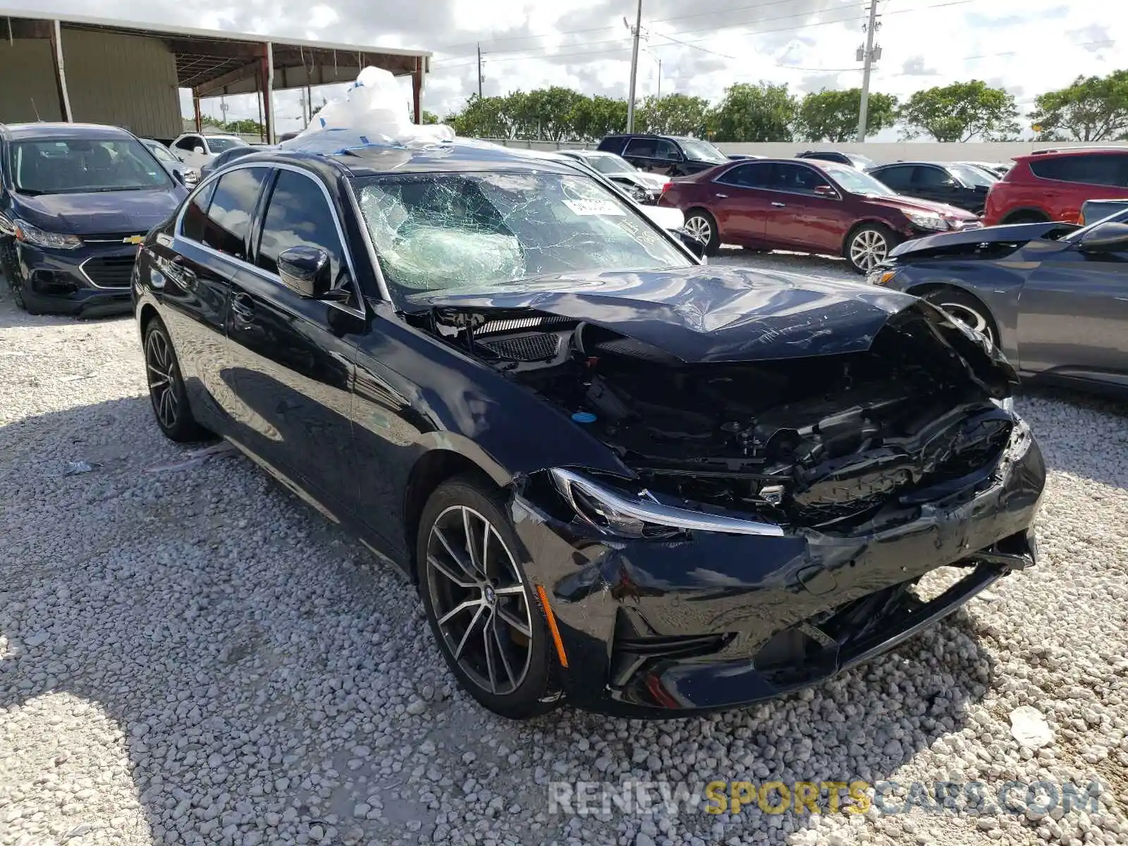 1 Photograph of a damaged car 3MW5R7J01L8B25082 BMW 3 SERIES 2020