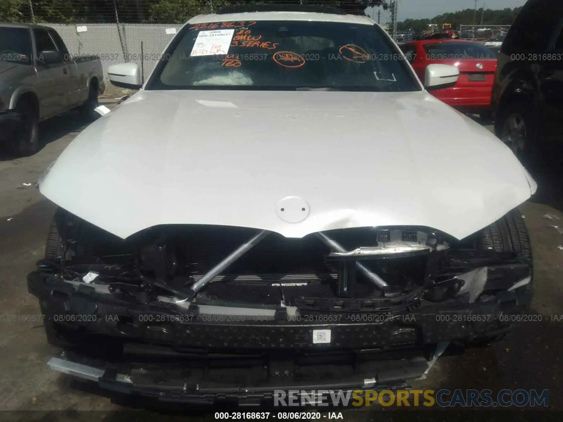 6 Photograph of a damaged car 3MW5R7J01L8B26927 BMW 3 SERIES 2020