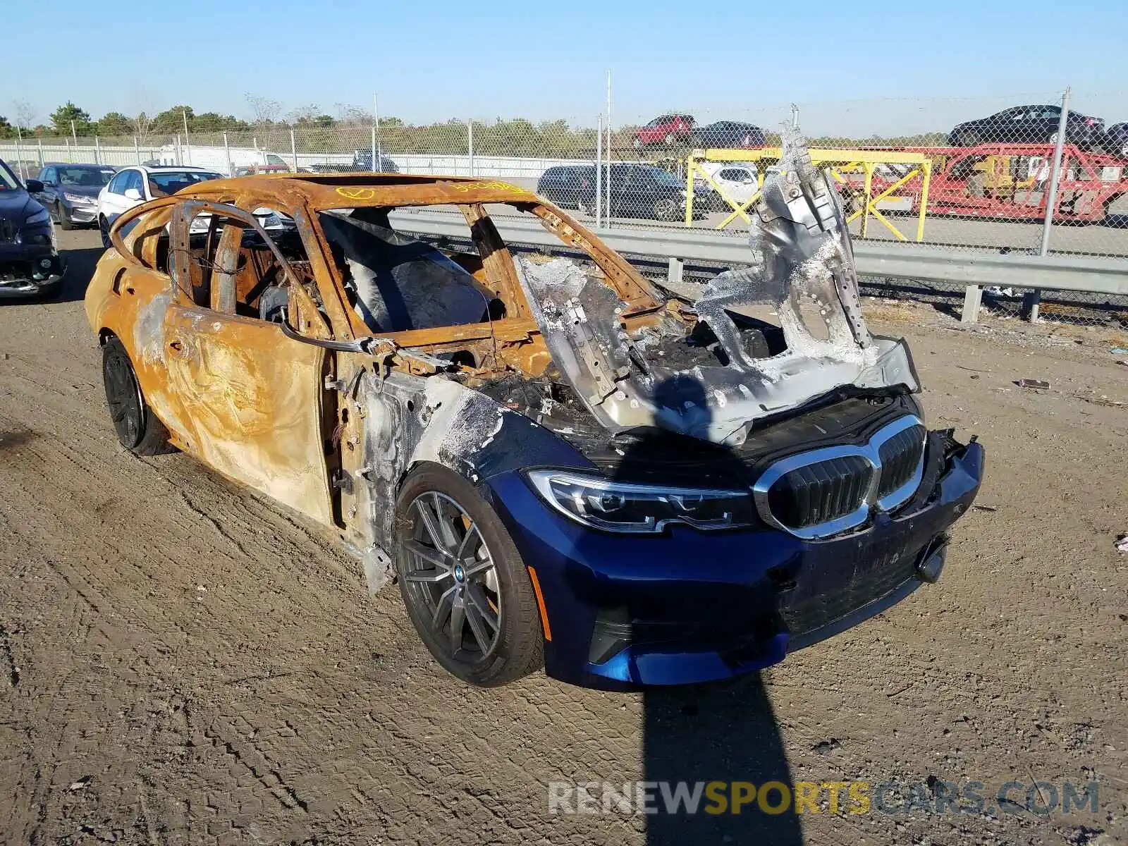 1 Photograph of a damaged car 3MW5R7J01L8B28323 BMW 3 SERIES 2020