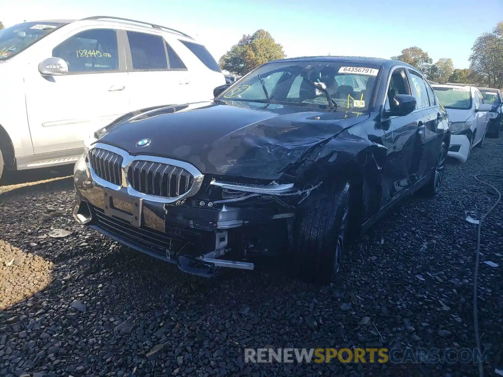 2 Photograph of a damaged car 3MW5R7J01L8B29441 BMW 3 SERIES 2020