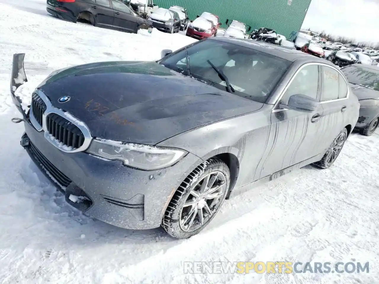 1 Фотография поврежденного автомобиля 3MW5R7J01L8B35224 BMW 3 SERIES 2020