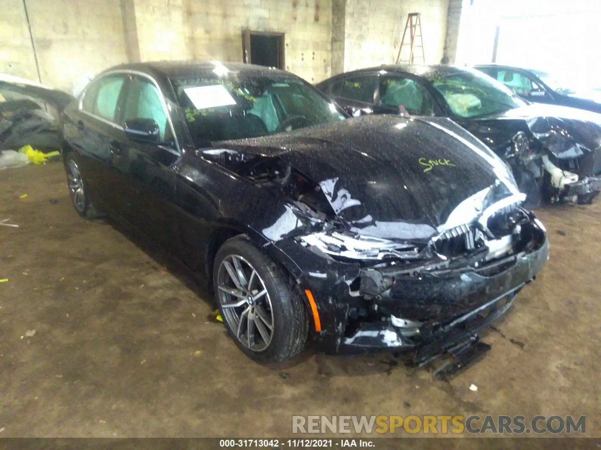 1 Photograph of a damaged car 3MW5R7J02L8B04452 BMW 3 SERIES 2020