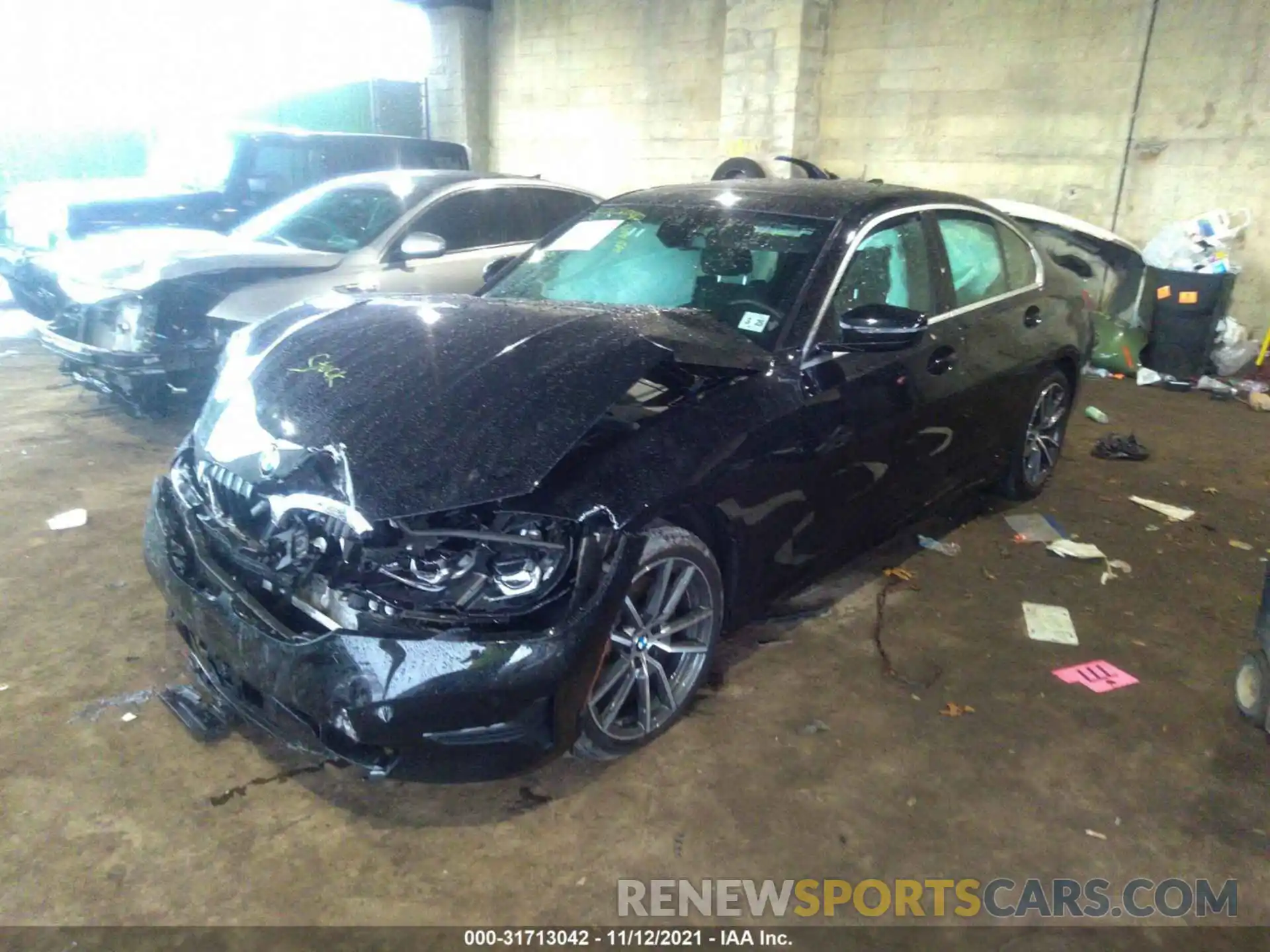 2 Photograph of a damaged car 3MW5R7J02L8B04452 BMW 3 SERIES 2020