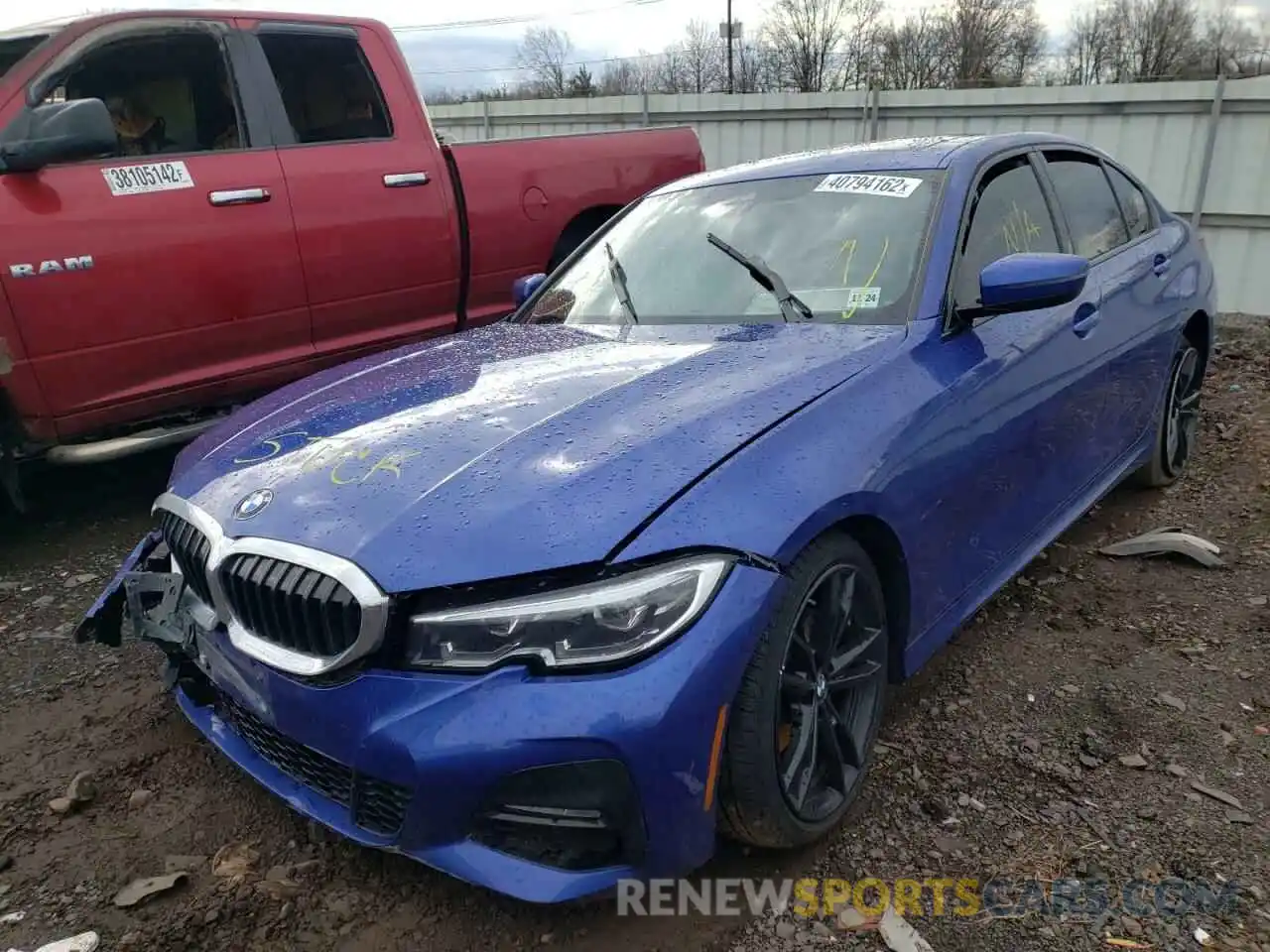 2 Photograph of a damaged car 3MW5R7J02L8B09456 BMW 3 SERIES 2020