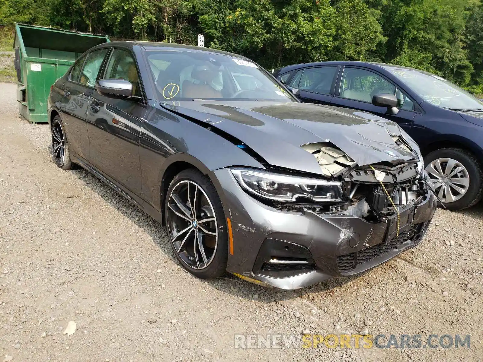 1 Photograph of a damaged car 3MW5R7J02L8B09909 BMW 3 SERIES 2020