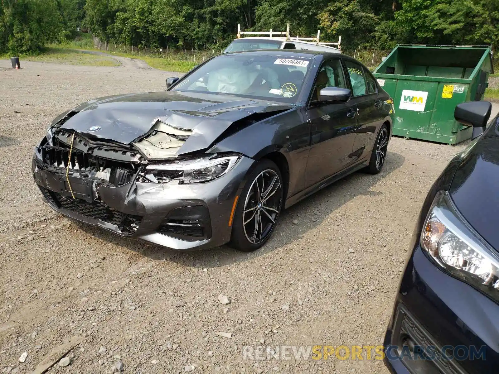 2 Photograph of a damaged car 3MW5R7J02L8B09909 BMW 3 SERIES 2020