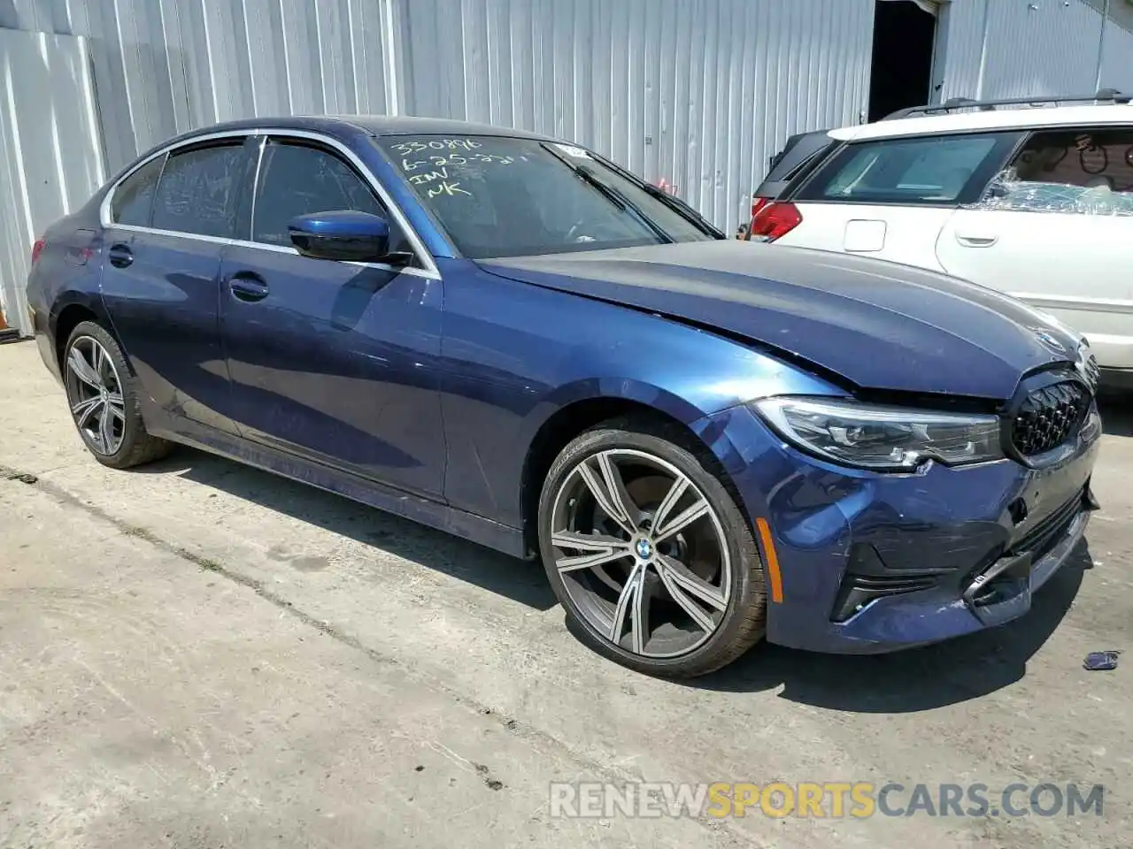 1 Photograph of a damaged car 3MW5R7J02L8B16374 BMW 3 SERIES 2020