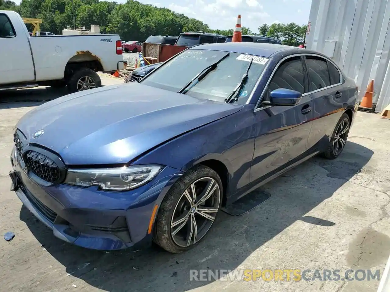 2 Photograph of a damaged car 3MW5R7J02L8B16374 BMW 3 SERIES 2020