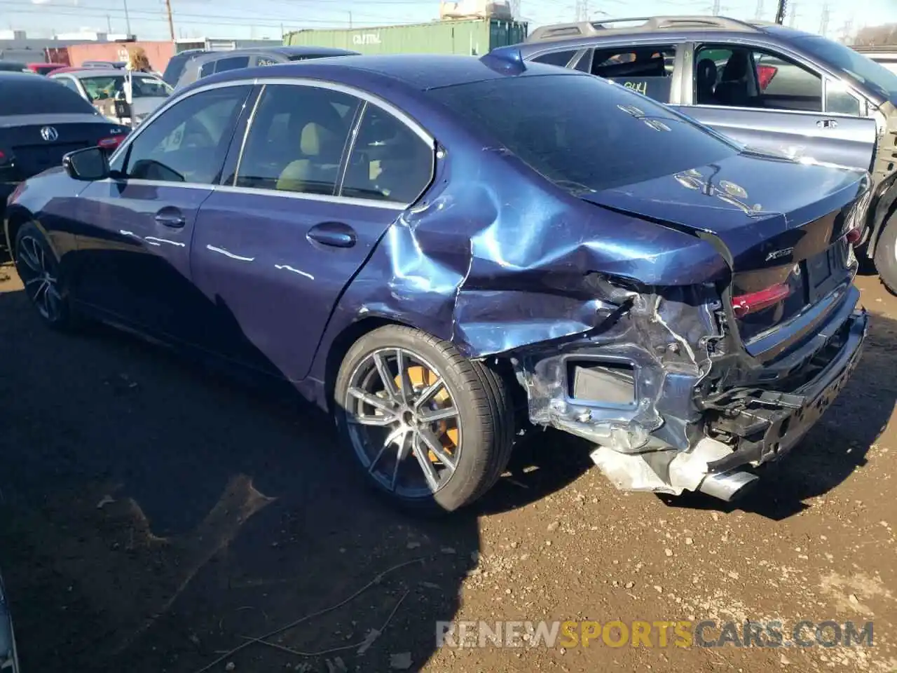 2 Photograph of a damaged car 3MW5R7J02L8B17833 BMW 3 SERIES 2020