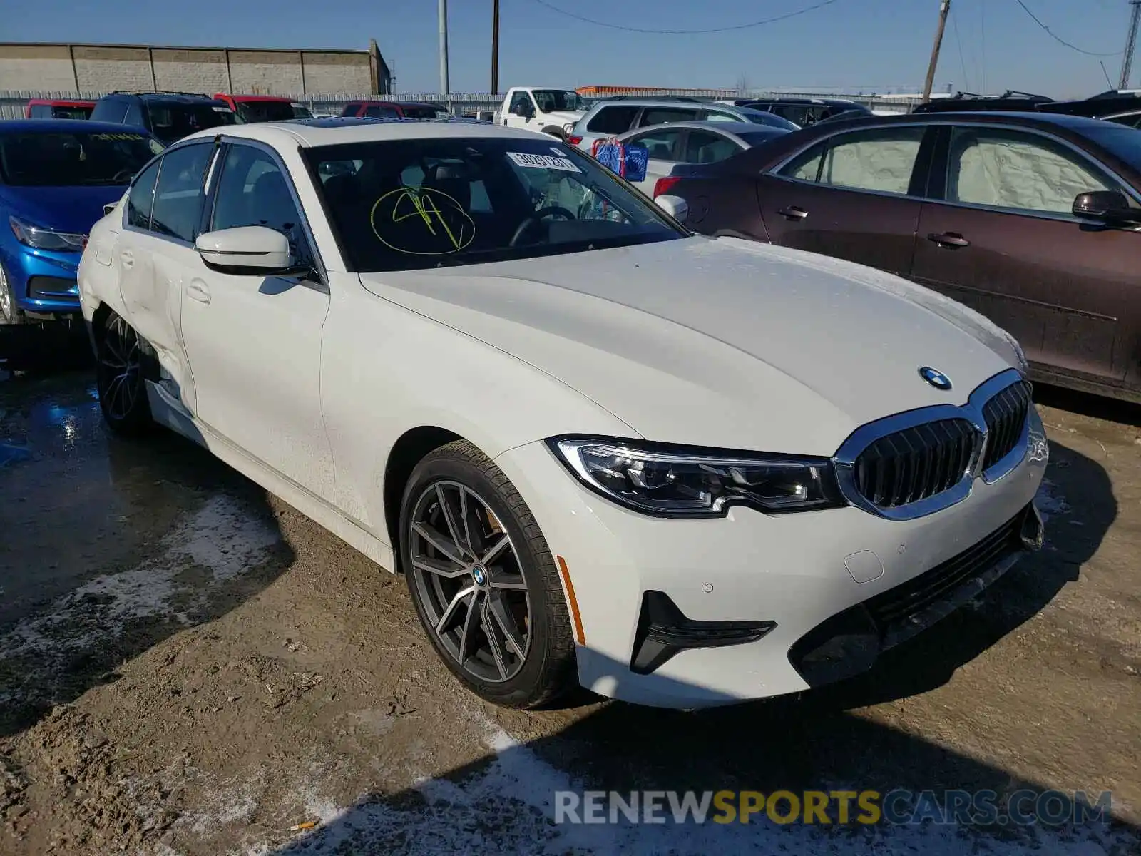 1 Photograph of a damaged car 3MW5R7J02L8B18741 BMW 3 SERIES 2020