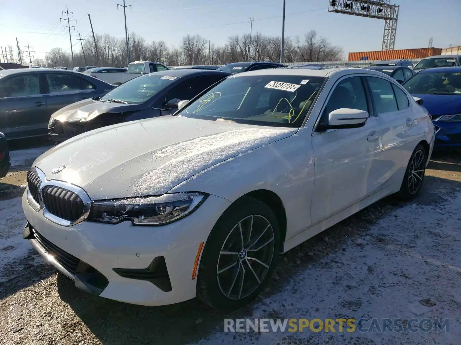 2 Photograph of a damaged car 3MW5R7J02L8B18741 BMW 3 SERIES 2020