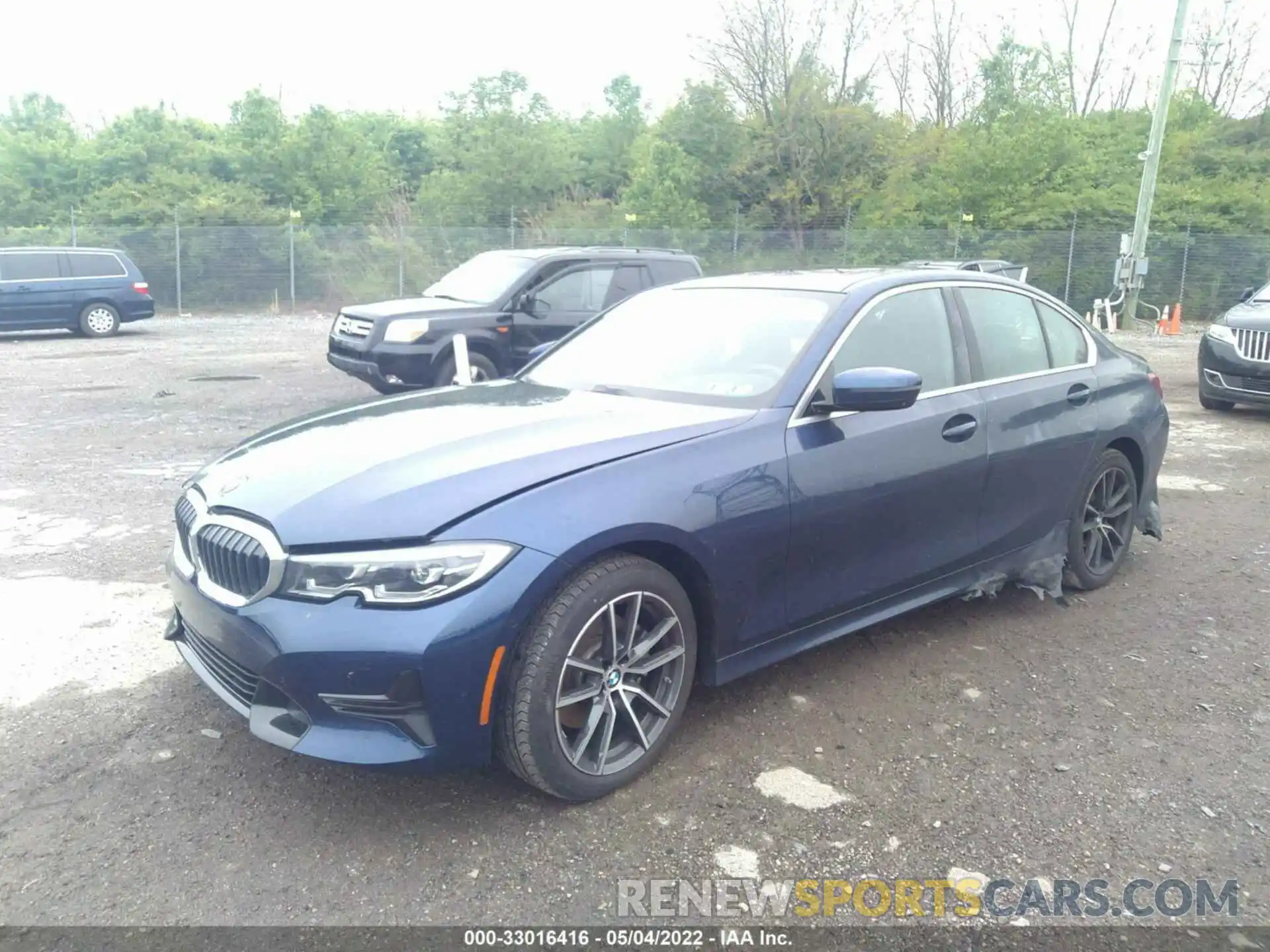 2 Photograph of a damaged car 3MW5R7J02L8B20294 BMW 3 SERIES 2020